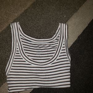 Striped american eagle tank